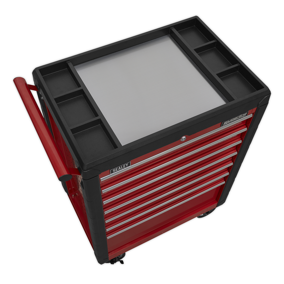 Superline Pro AP3407 Superline PRO® Rollcab 7 Drawer - Red