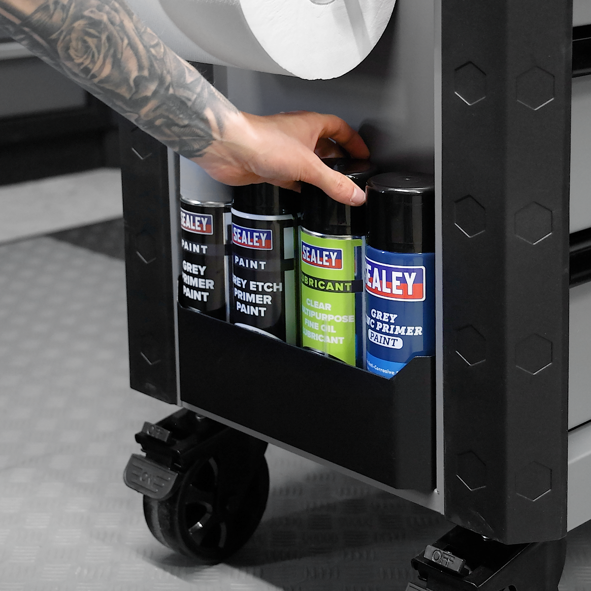 Superline Pro AP366G Tool Trolley 6 Drawer - Grey