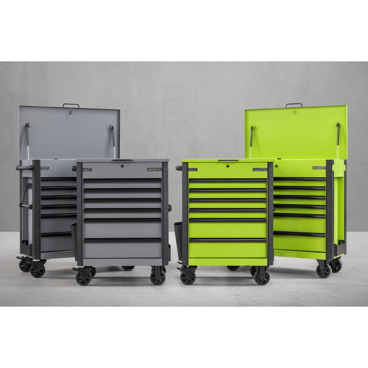 Superline Pro AP366G Tool Trolley 6 Drawer - Grey