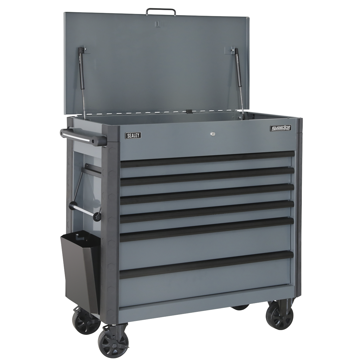 Superline Pro AP366G Tool Trolley 6 Drawer - Grey