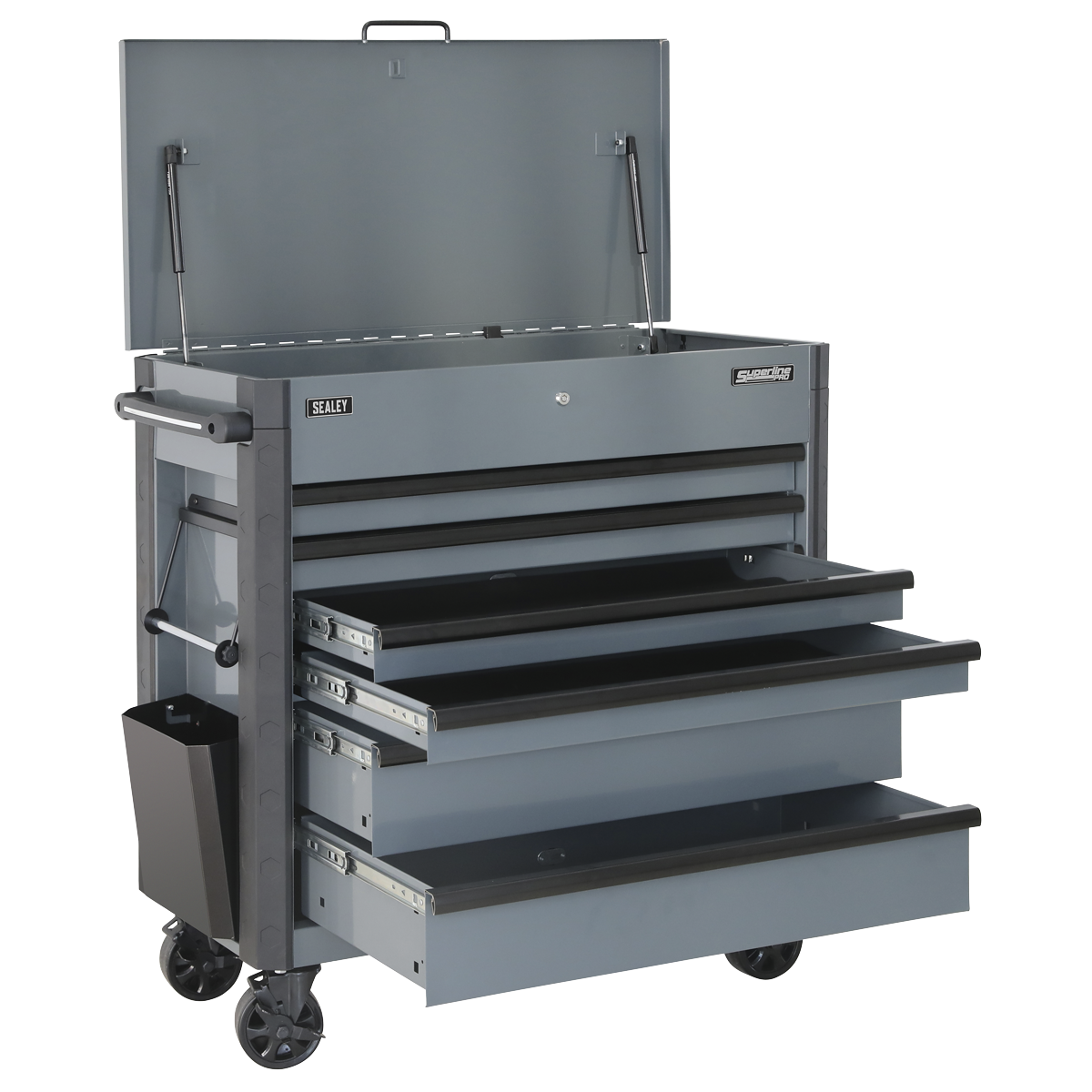 Superline Pro AP366G Tool Trolley 6 Drawer - Grey