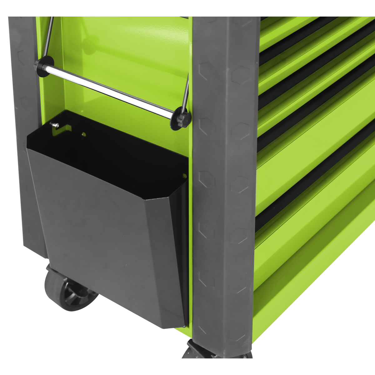 Superline Pro AP366HV Tool Trolley 6 Drawer - Green