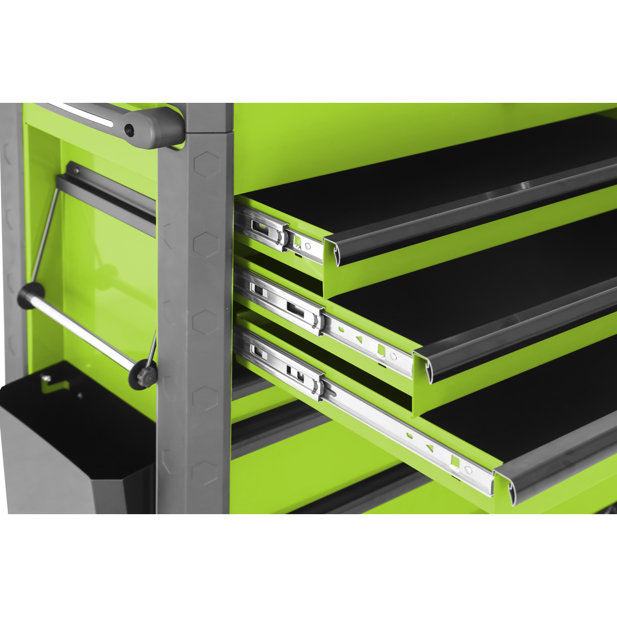 Superline Pro AP366HV Tool Trolley 6 Drawer - Green