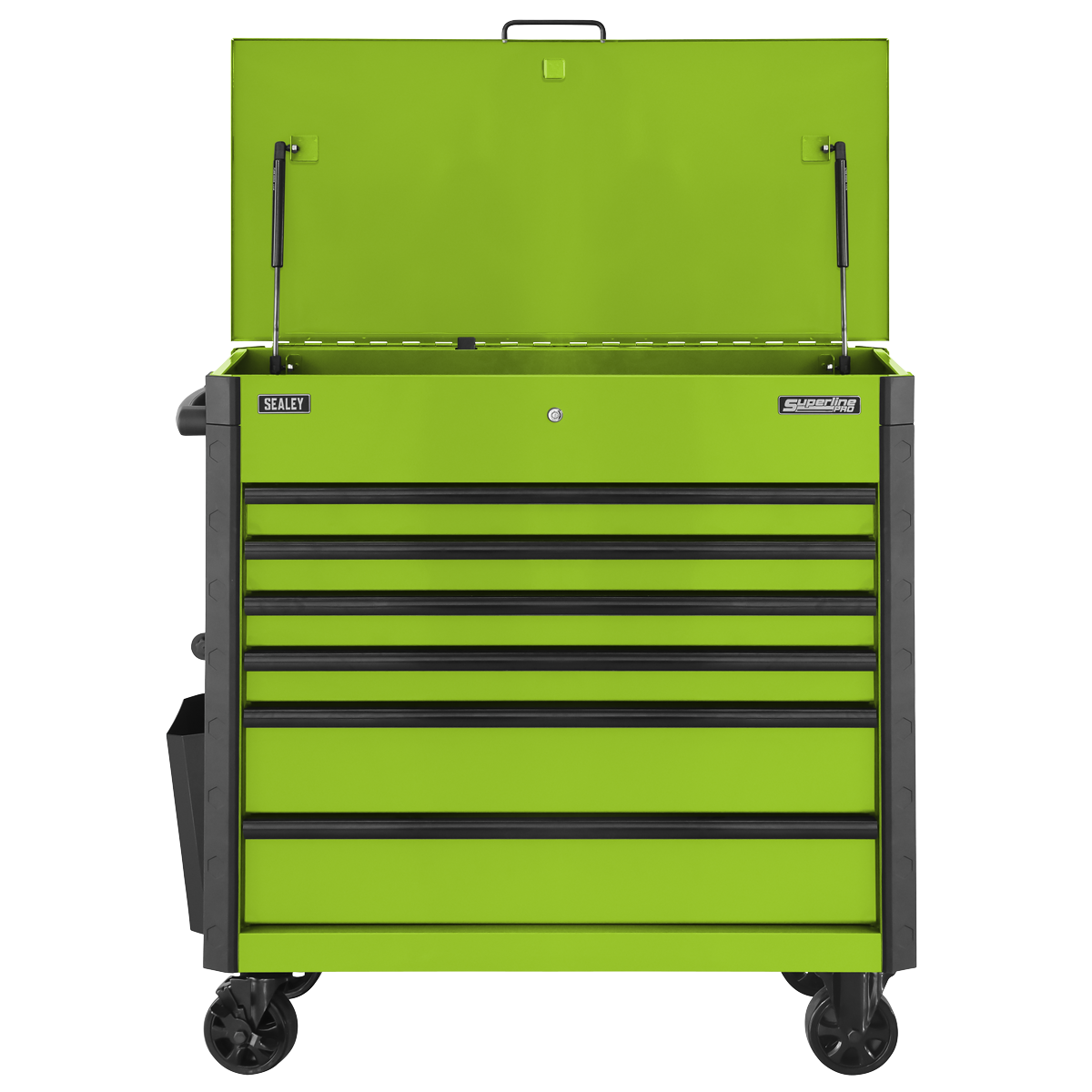 Superline Pro AP366HV Tool Trolley 6 Drawer - Green