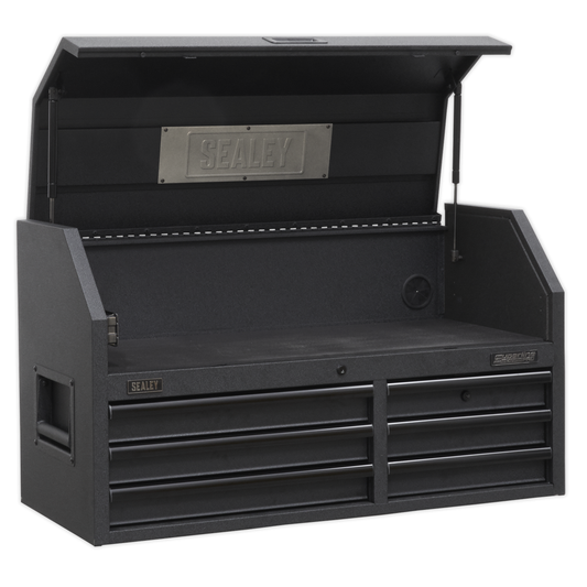 Superline Pro AP4106BE Superline PRO® Black Edition Topchest with 6 Soft Close Drawers & Power Bar 1030mm