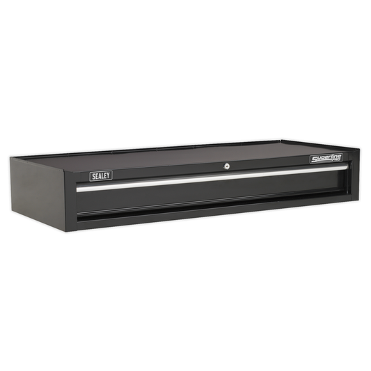 Superline Pro AP41119B Superline PRO® Heavy-Duty Mid-Box Tool Chest with Drawer - Black