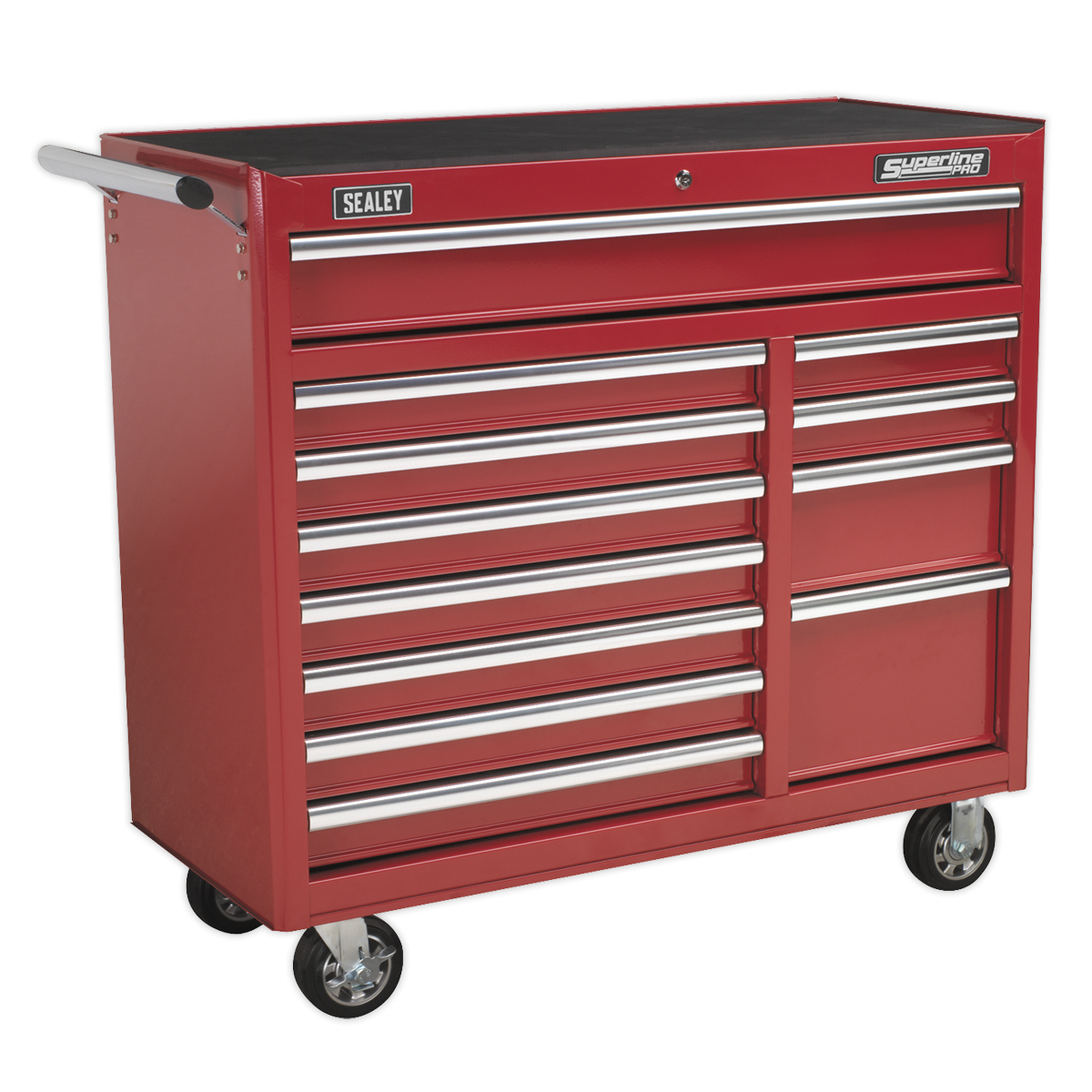 Superline Pro AP41120 Superline PRO® Heavy-Duty Rollcab 12 Drawer - Red