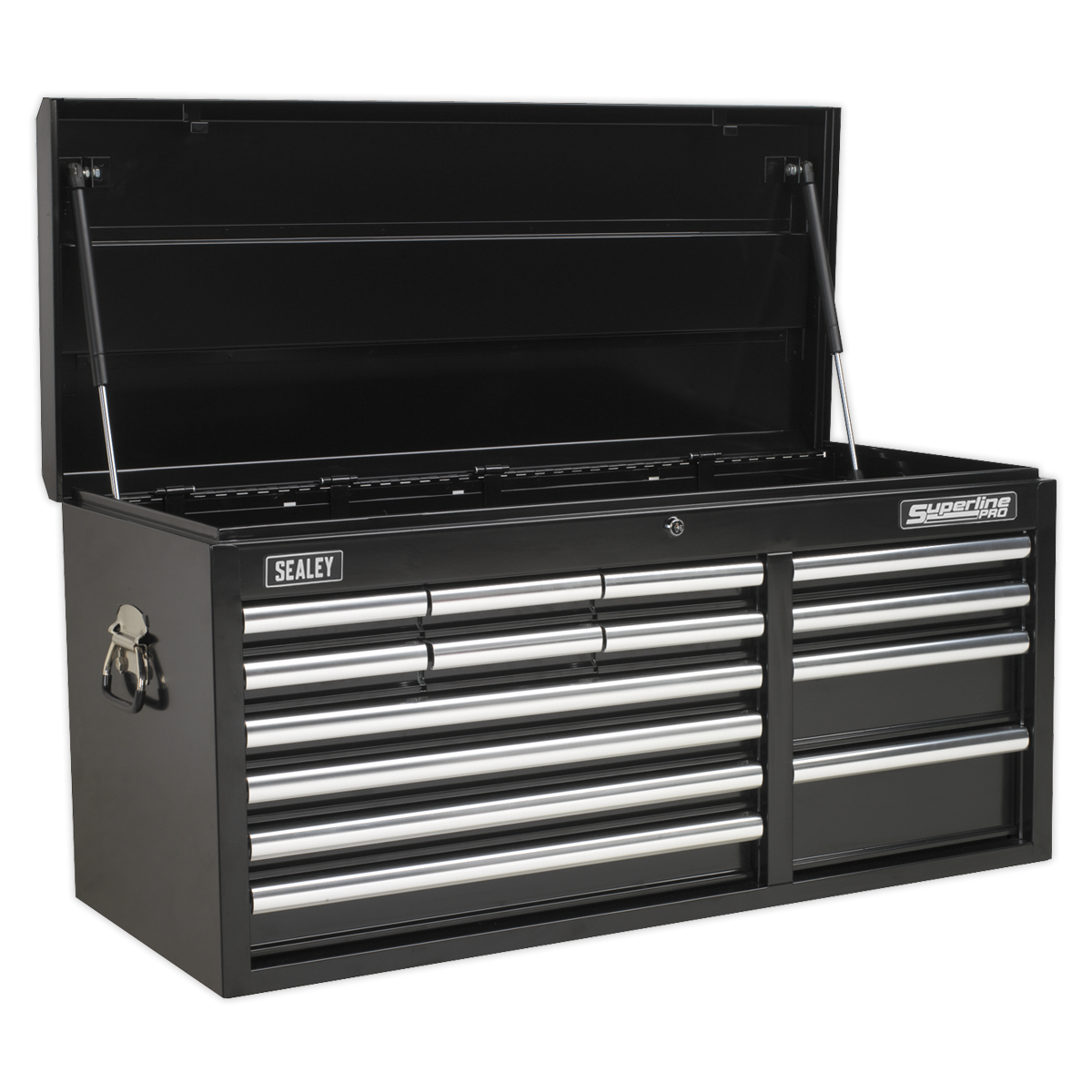 Superline Pro AP41149B Superline PRO® Heavy-Duty Topchest 14 Drawer - Black