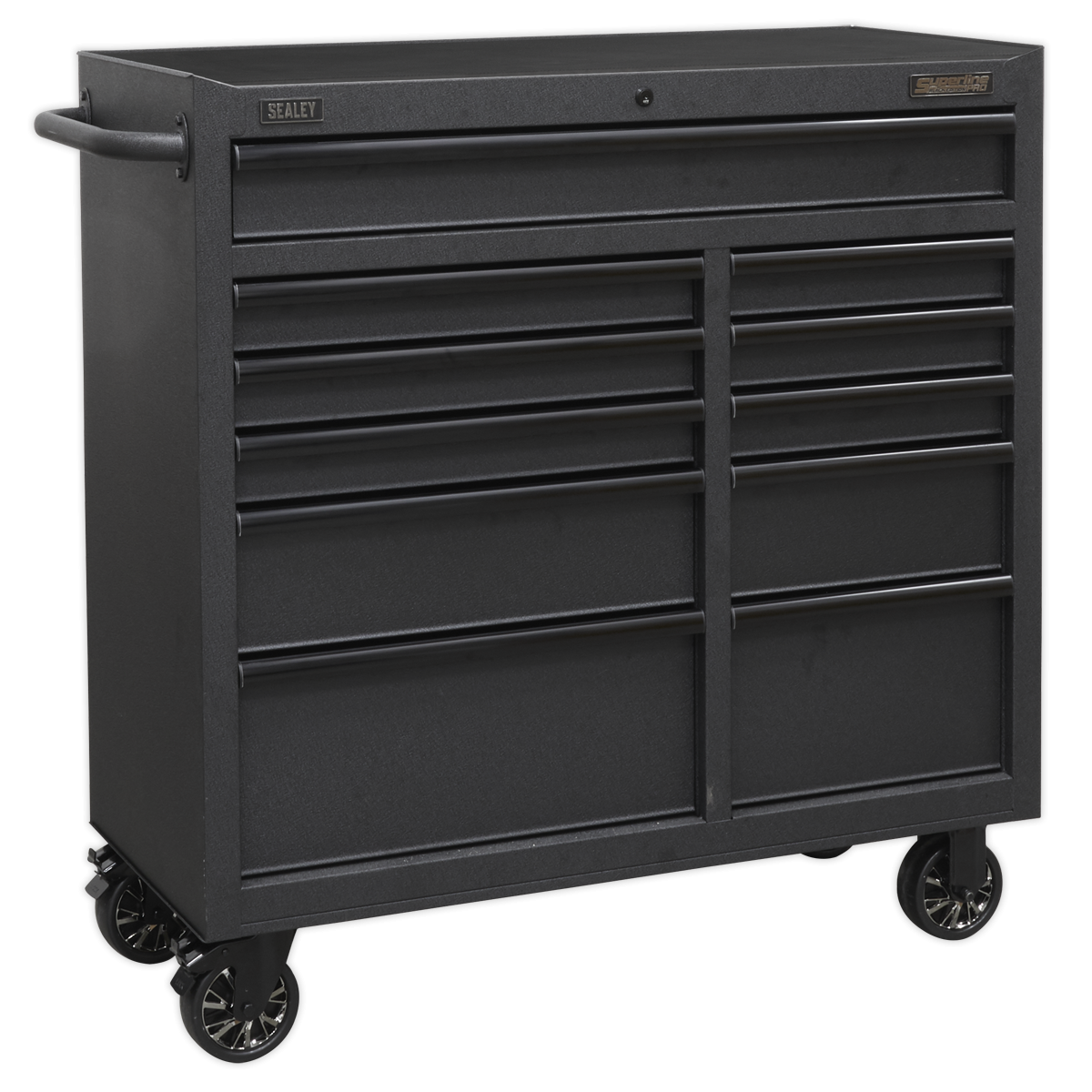 Superline Pro AP41BESTACK Superline PRO® Tool Chest Combination with 17 Soft Close Drawers & Power Bar
