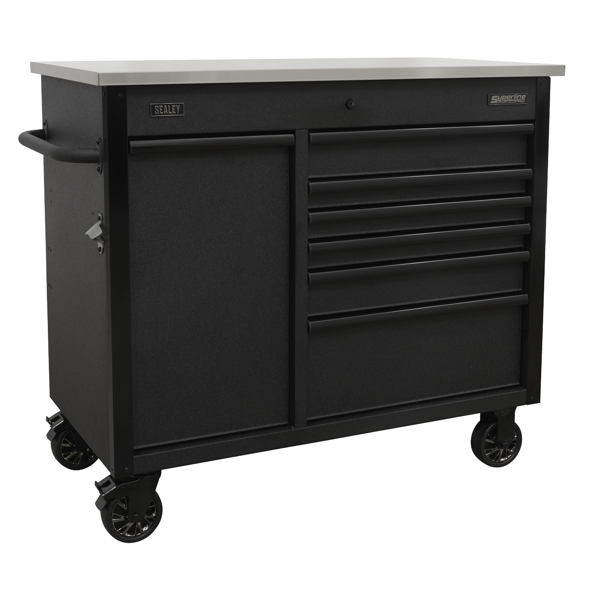 Superline Pro AP4206BE Superline PRO® Mobile Tool Cabinet with Power Tool Charging Drawer 1120mm
