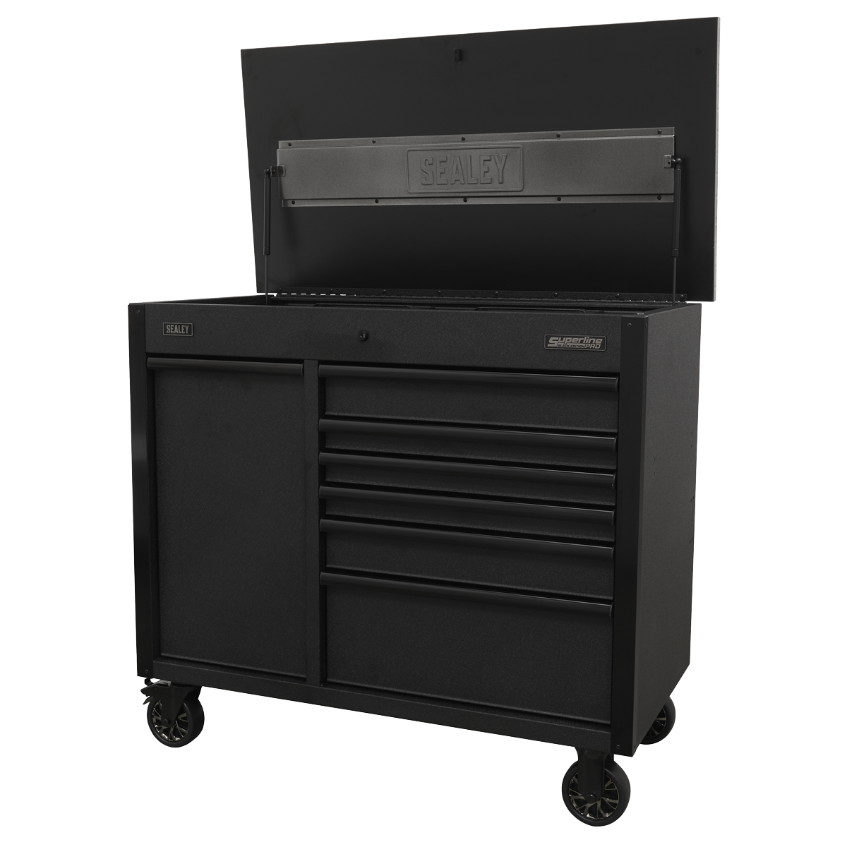 Superline Pro AP4206BE Superline PRO® Mobile Tool Cabinet with Power Tool Charging Drawer 1120mm