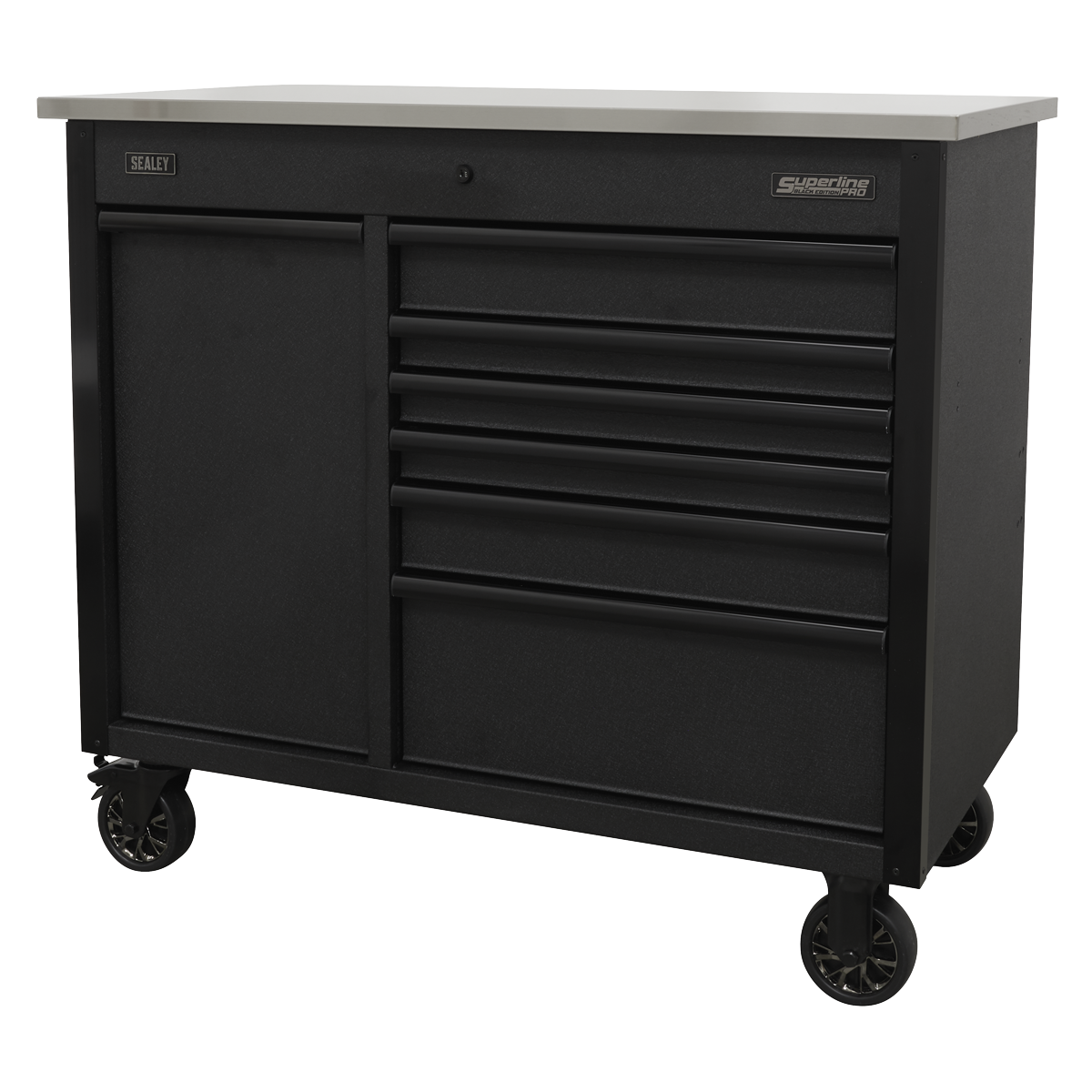 Superline Pro AP4206BE Superline PRO® Mobile Tool Cabinet with Power Tool Charging Drawer 1120mm