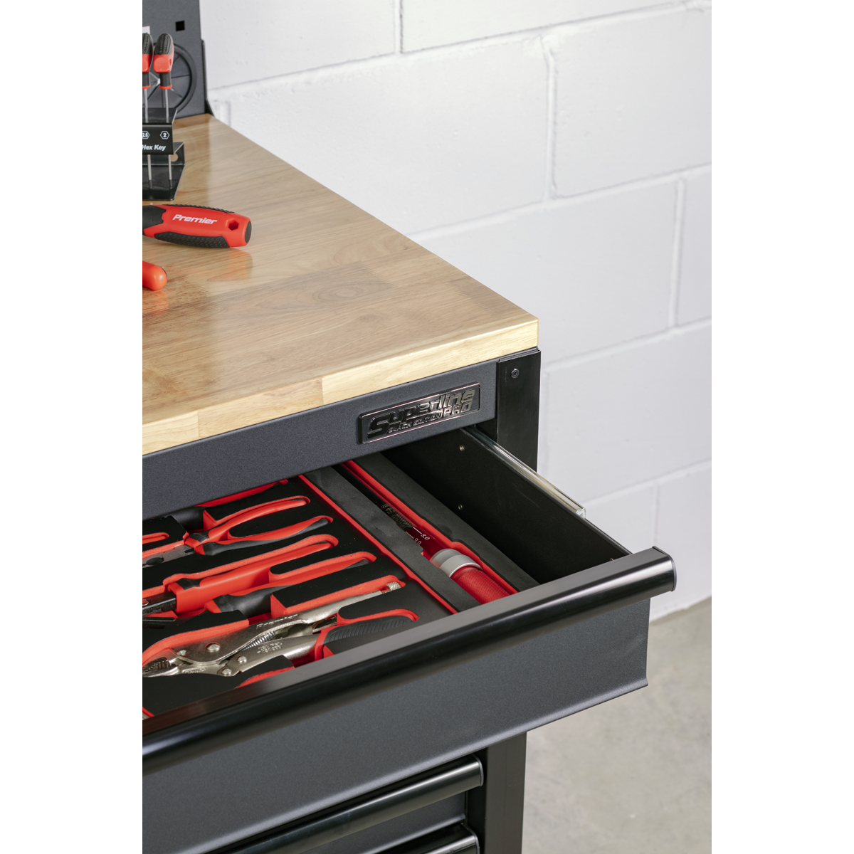 Superline Pro AP5210BE Superline PRO® Mobile Workstation 10 Drawer