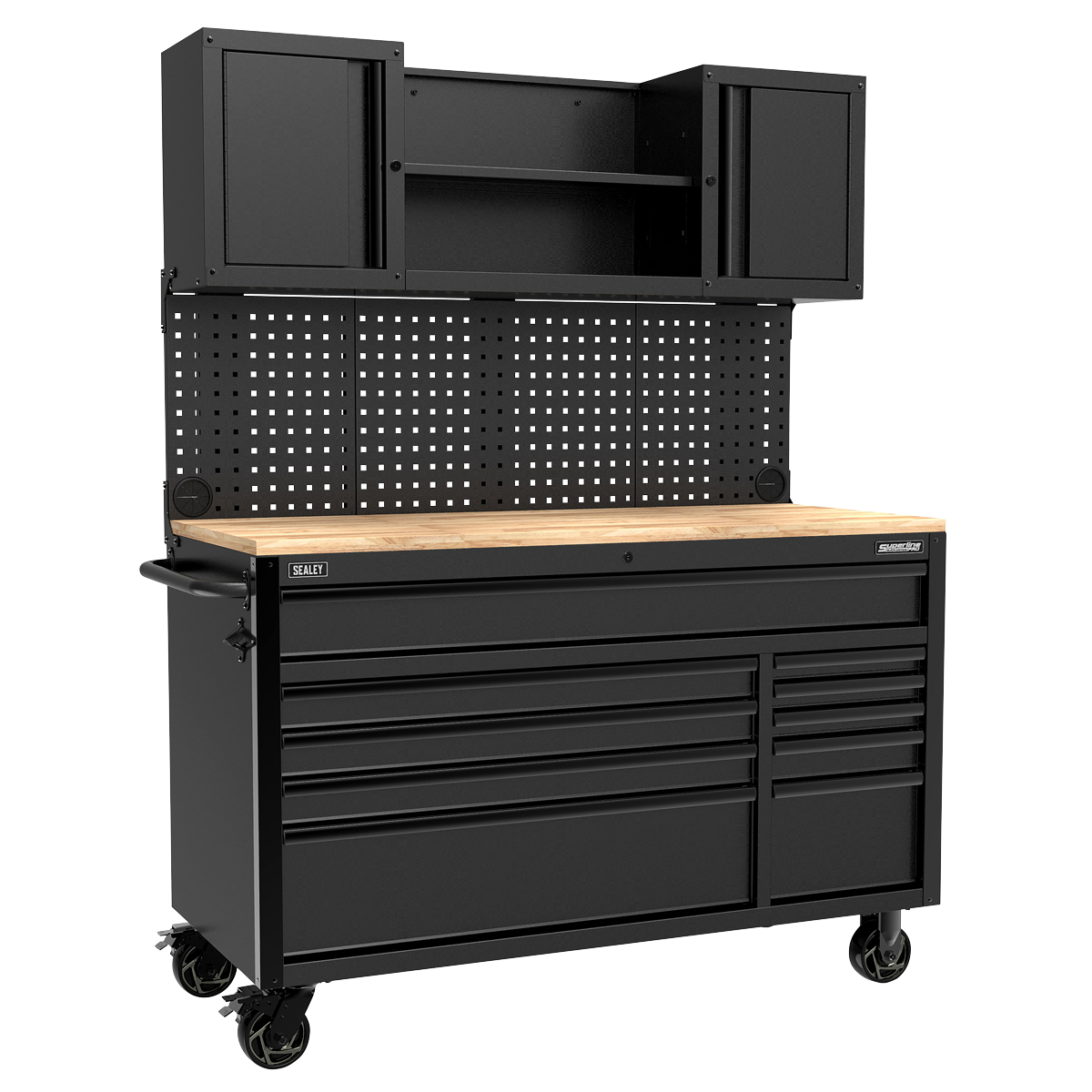 Superline Pro AP5210BE Superline PRO® Mobile Workstation 10 Drawer