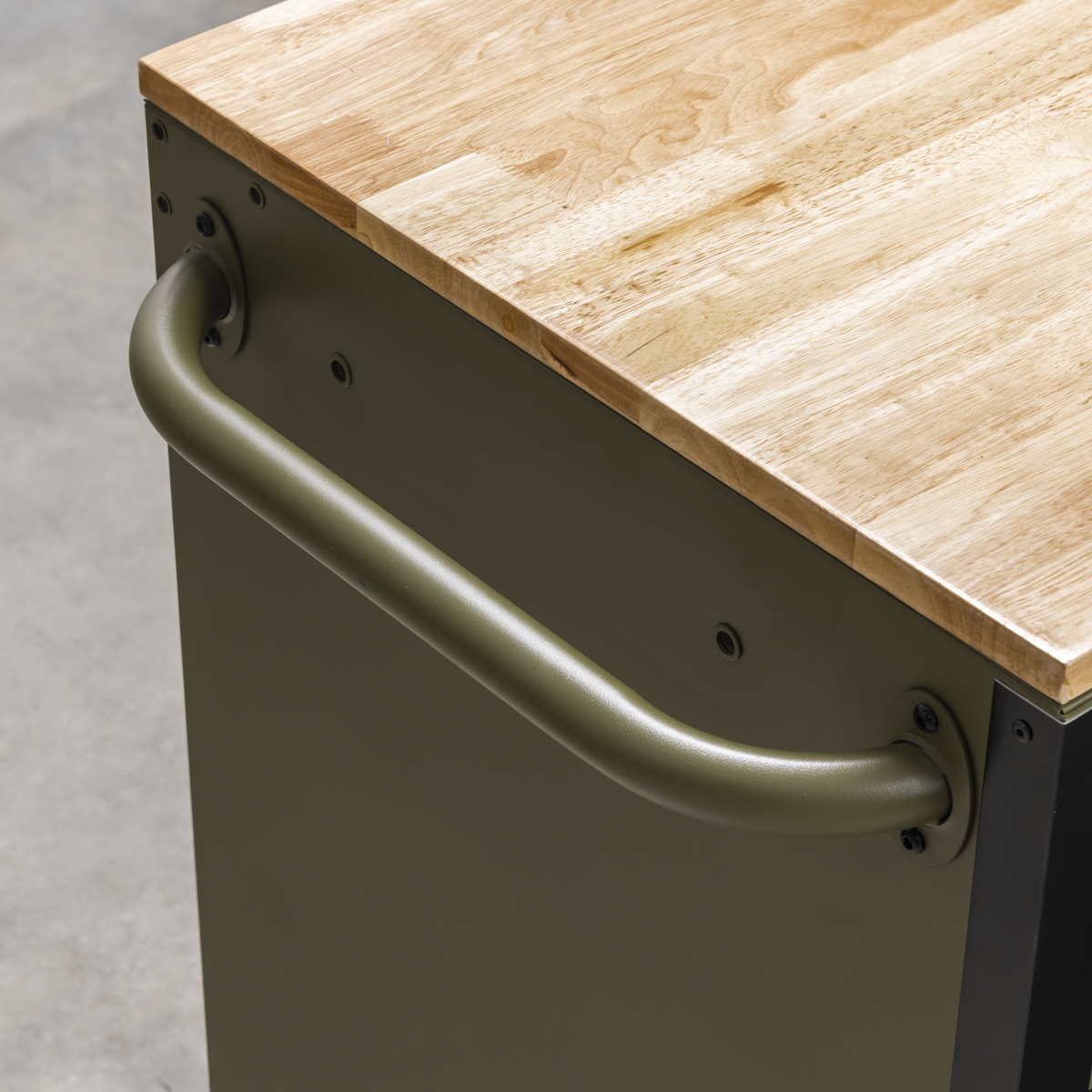 Superline Pro AP5210KBE Superline PRO® Mobile Trolley with Wooden Worktop & Power Bar 10 Drawer 1320mm