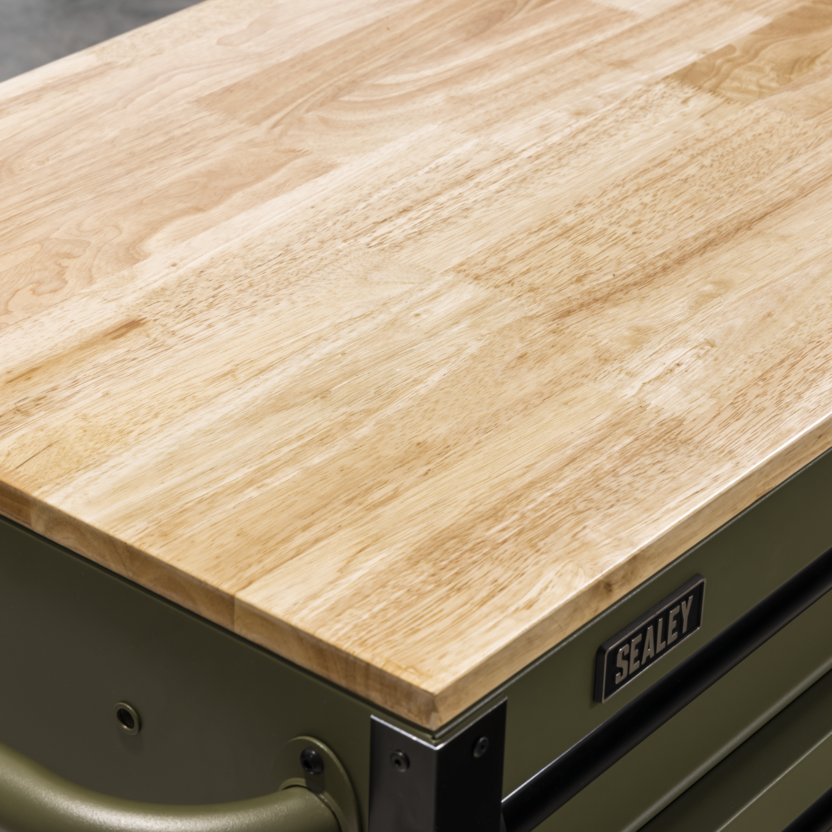 Superline Pro AP5210KBE Superline PRO® Mobile Trolley with Wooden Worktop & Power Bar 10 Drawer 1320mm
