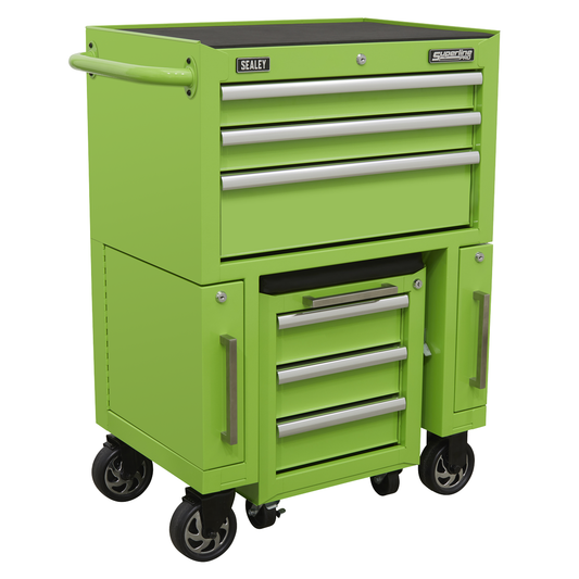 Superline Pro AP556CSHV Superline PRO® Rollcab 3 Drawer with Utility Seat