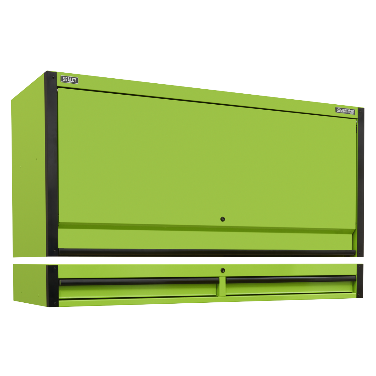 Superline Pro AP6103BE Superline PRO® Black Edition Top Hutch & 2 Drawer Riser 1549mm