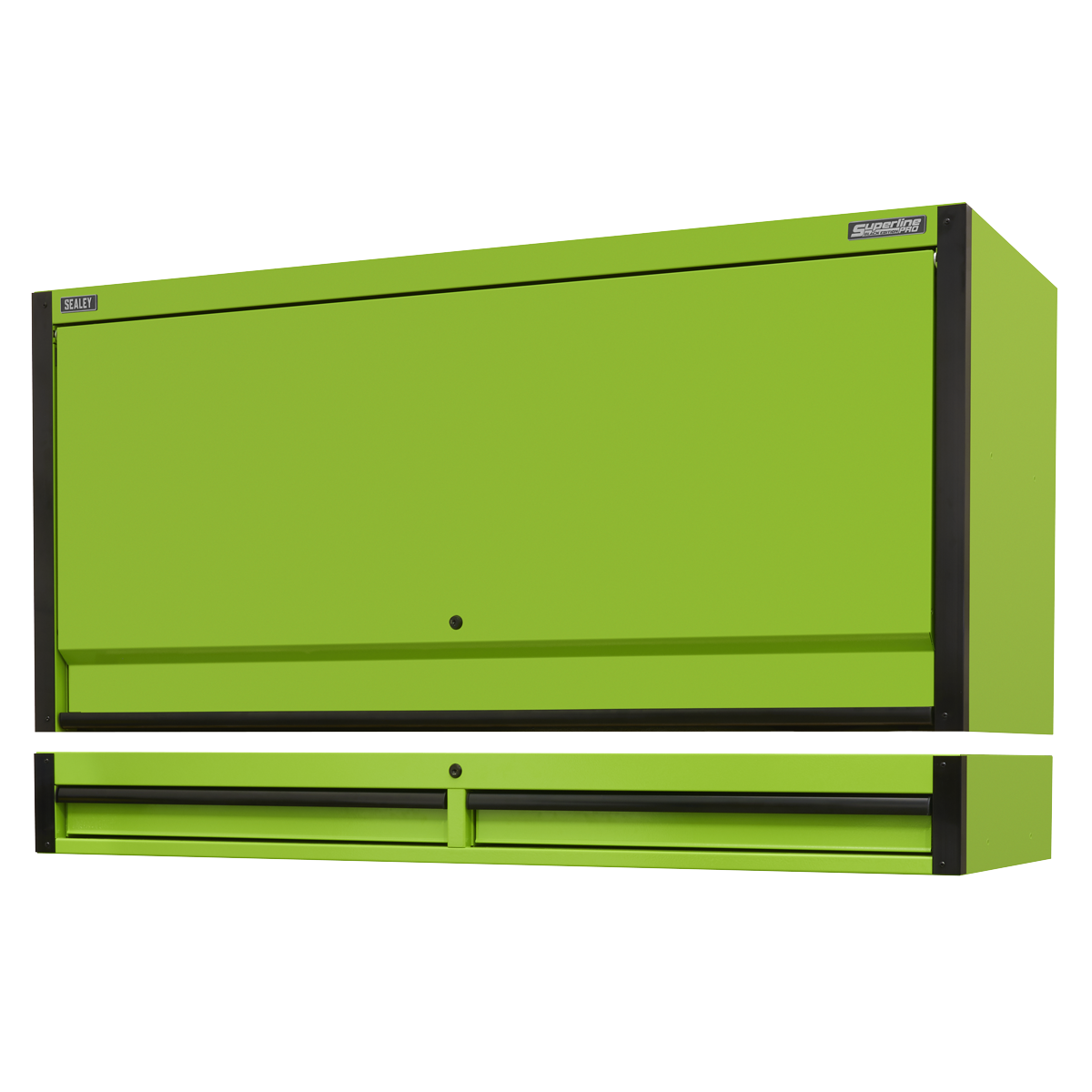 Superline Pro AP6103BE Superline PRO® Black Edition Top Hutch & 2 Drawer Riser 1549mm