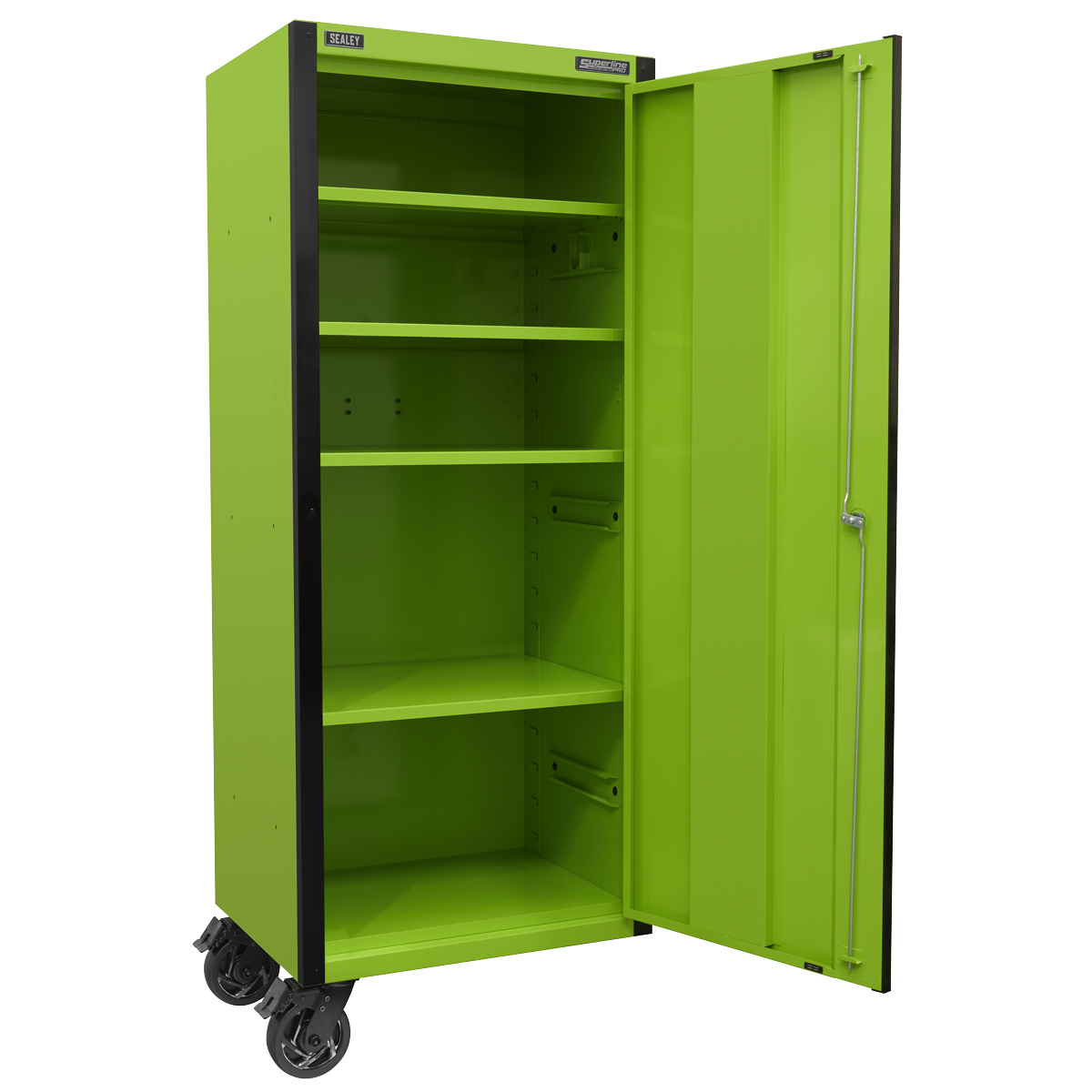 Superline Pro AP6104BE Superline PRO® Black Edition Side Locker with Castors 1864mm