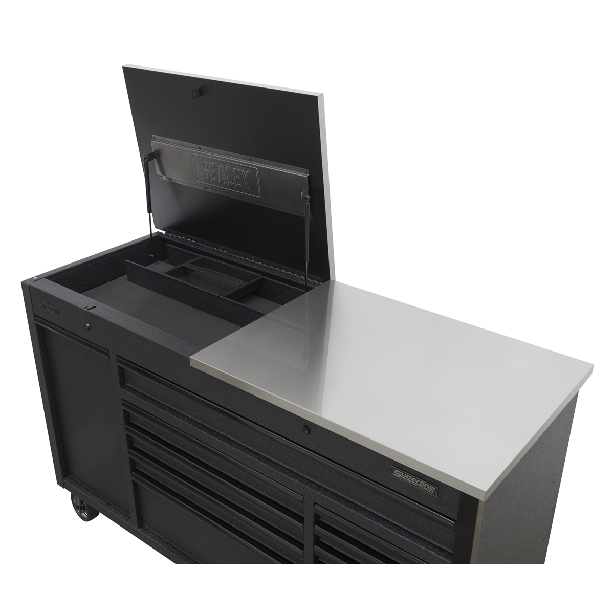 Superline Pro AP6310BE Superline PRO® Mobile Tool Cabinet with Power Tool Charging Drawer 1600mm