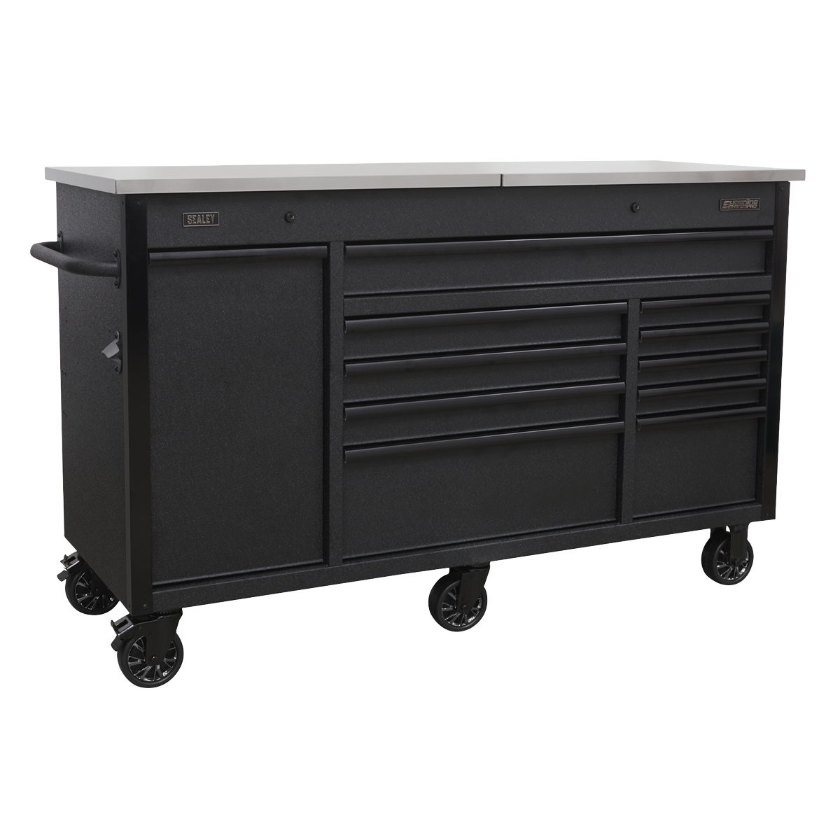 Superline Pro AP6310BE Superline PRO® Mobile Tool Cabinet with Power Tool Charging Drawer 1600mm
