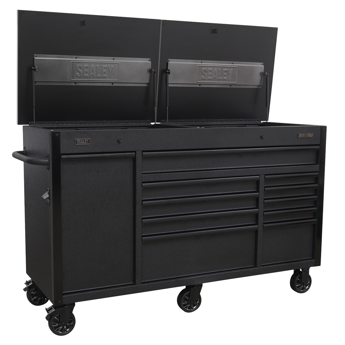 Superline Pro AP6310BE Superline PRO® Mobile Tool Cabinet with Power Tool Charging Drawer 1600mm