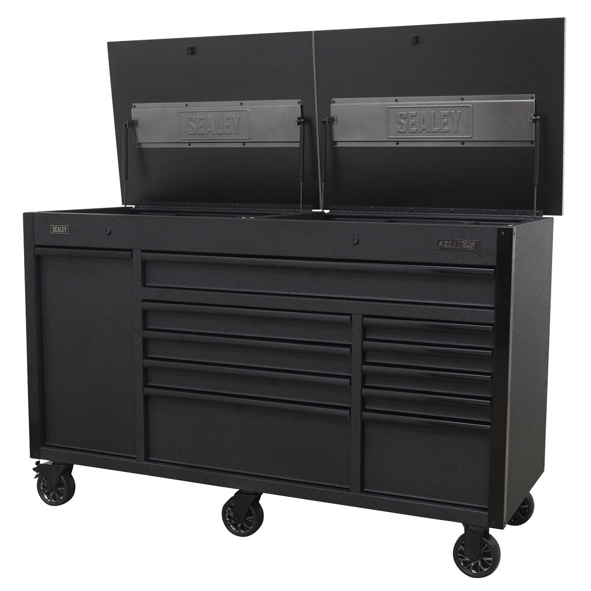 Superline Pro AP6310BE Superline PRO® Mobile Tool Cabinet with Power Tool Charging Drawer 1600mm