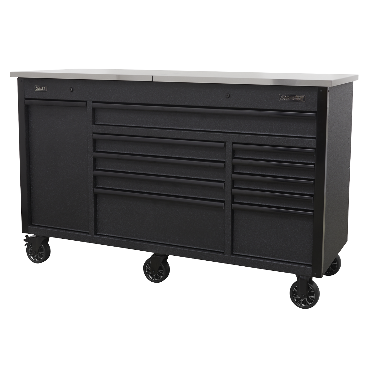 Superline Pro AP6310BE Superline PRO® Mobile Tool Cabinet with Power Tool Charging Drawer 1600mm
