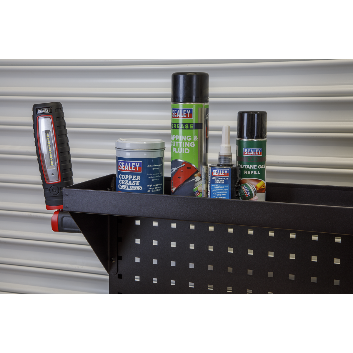 Superline Pro AP6310 Superline PRO® Mobile Workstation with Backboard 10 Drawer