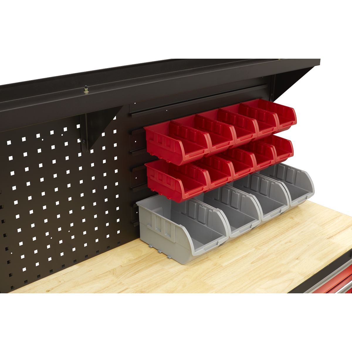 Superline Pro AP6310 Superline PRO® Mobile Workstation with Backboard 10 Drawer