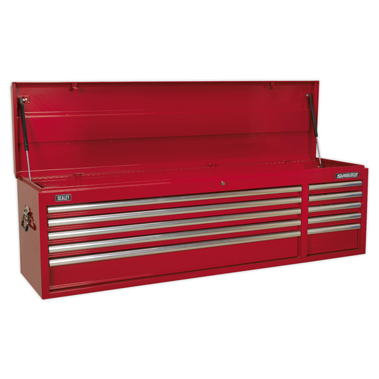 Superline Pro AP6610 Superline PRO® Topchest 10 Drawer - Red