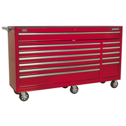 Superline Pro AP6612 Superline PRO® Rollcab 12 Drawer - Red