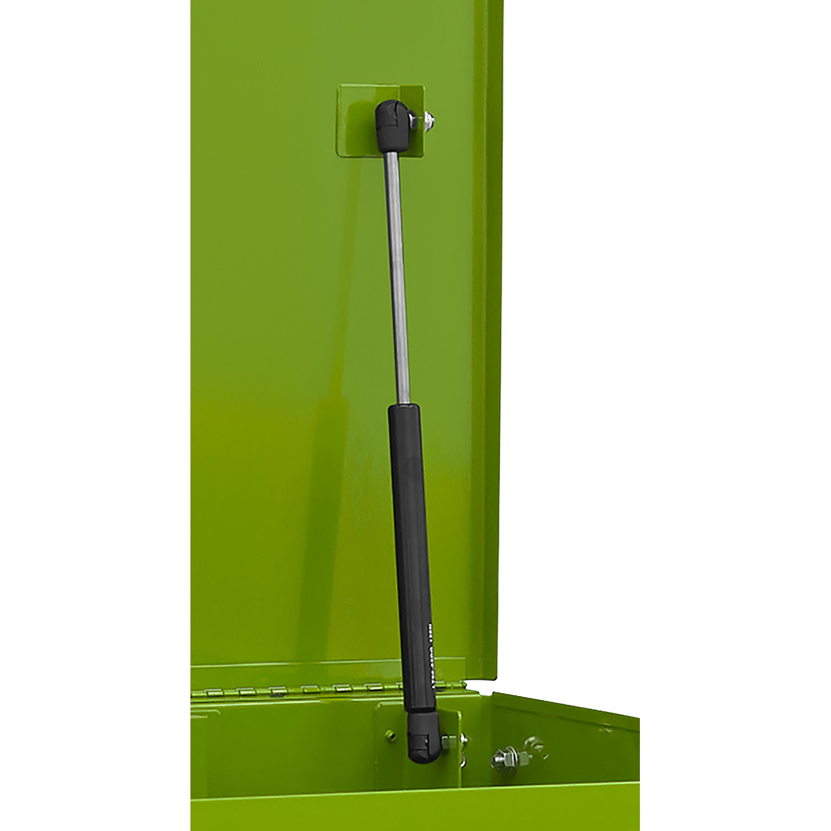 Superline Pro AP890MHV Superline PRO® Heavy-Duty Mobile Tool & Parts Trolley with Lockable Top & 5 Drawers - Hi-Vis Green