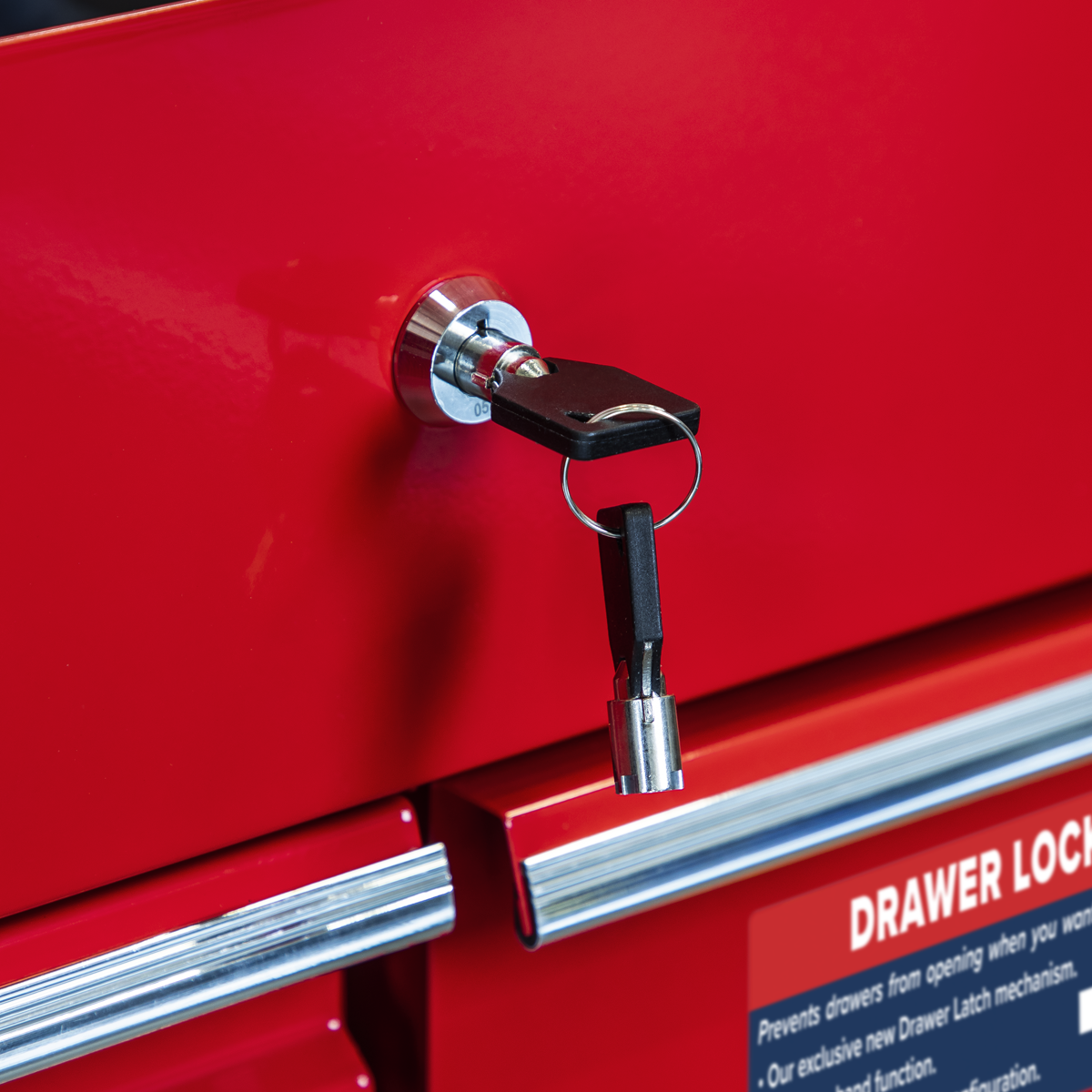 Superline Pro AP890M Superline PRO® Heavy-Duty Mobile Tool & Parts Trolley with 5 Drawers & Lockable Top