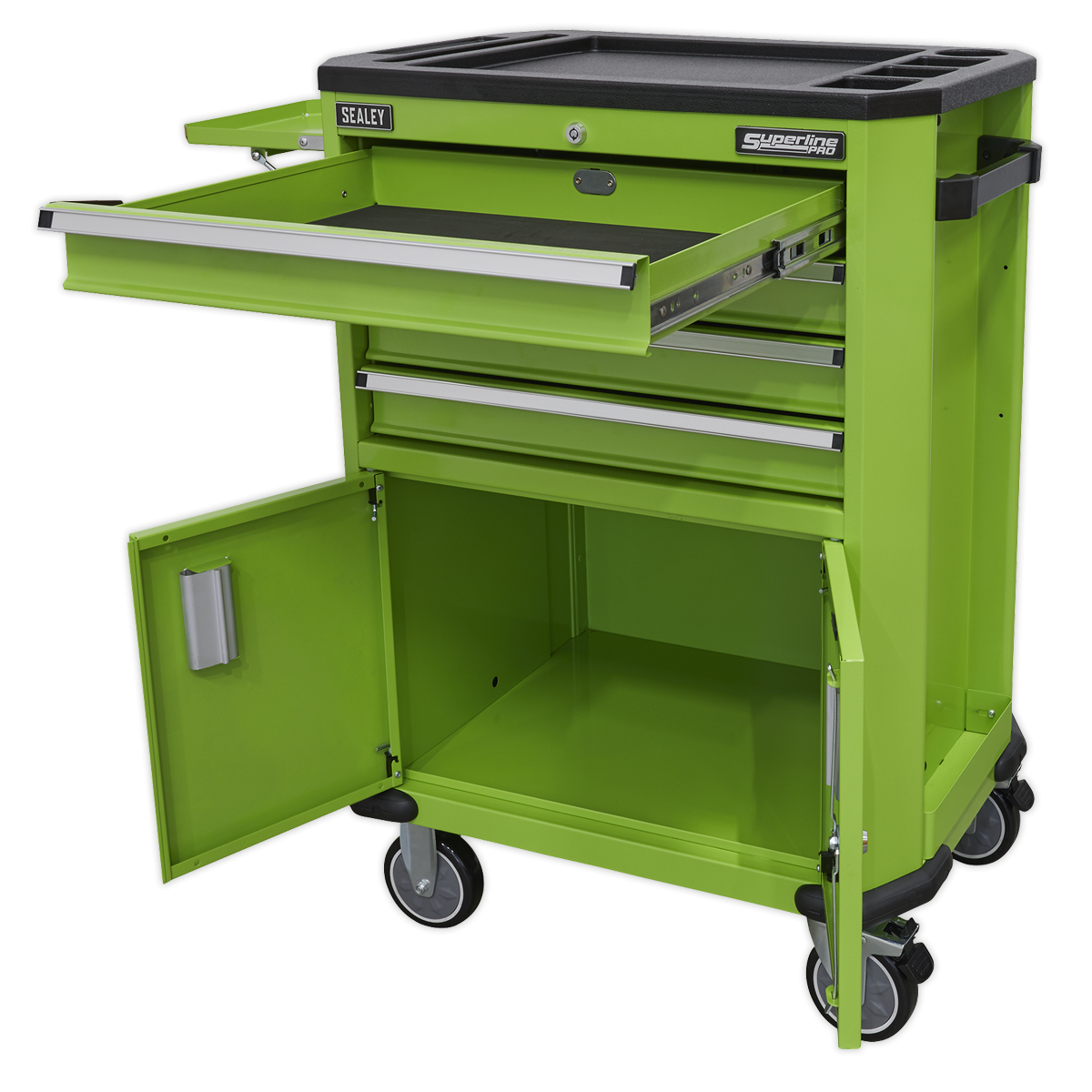 Superline Pro AP980MTHV Superline PRO® Tool Trolley with 4 Drawers & 2 Door Cupboard