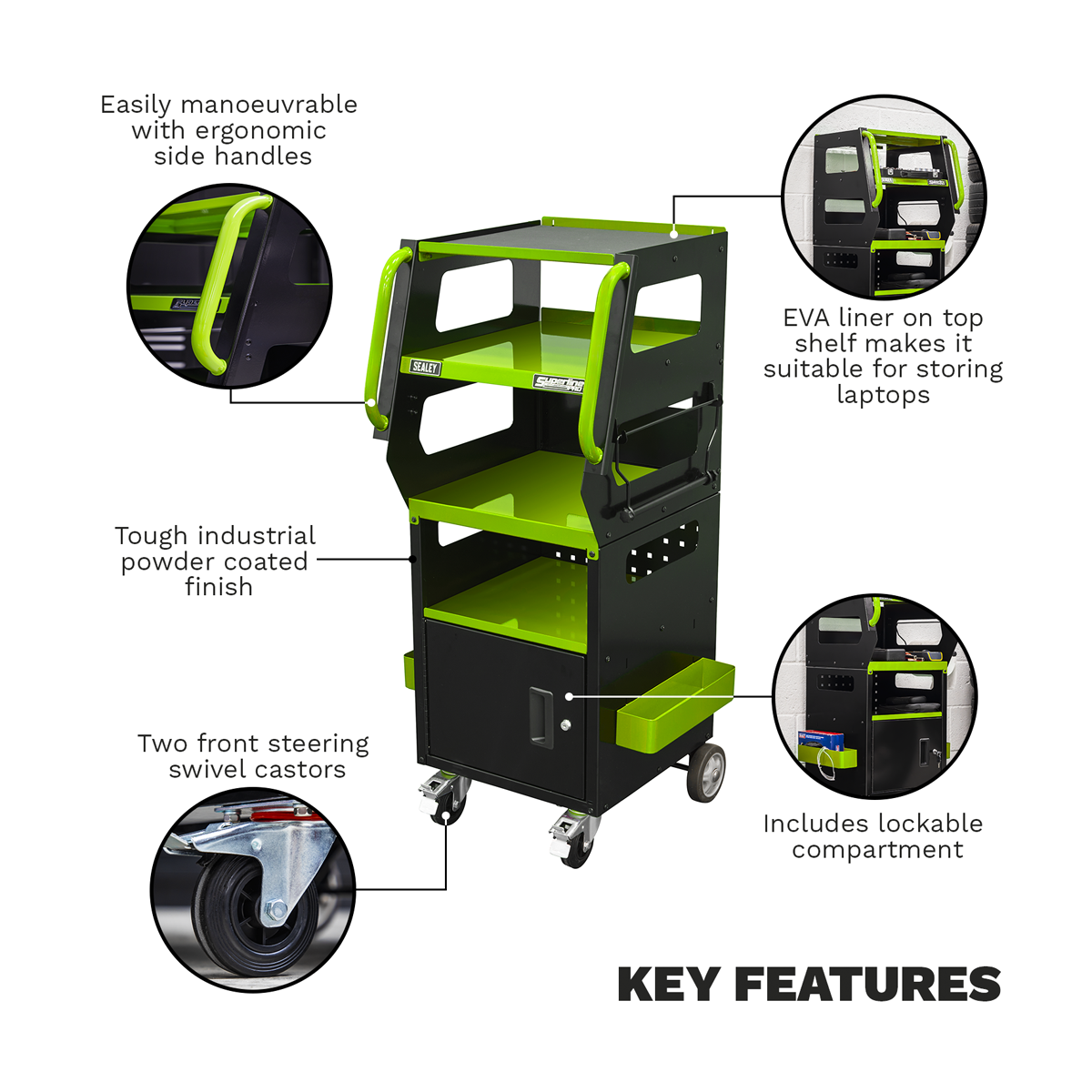 Superline Pro APDT435 Superline PRO® 4-Level Diagnostics Trolley