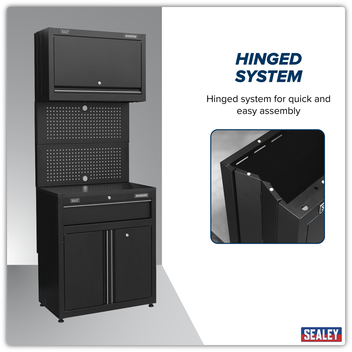 Superline Pro APMS2HFPD Superline PRO® Rapid-Fit Modular Wall & Base Cabinet with Drawer
