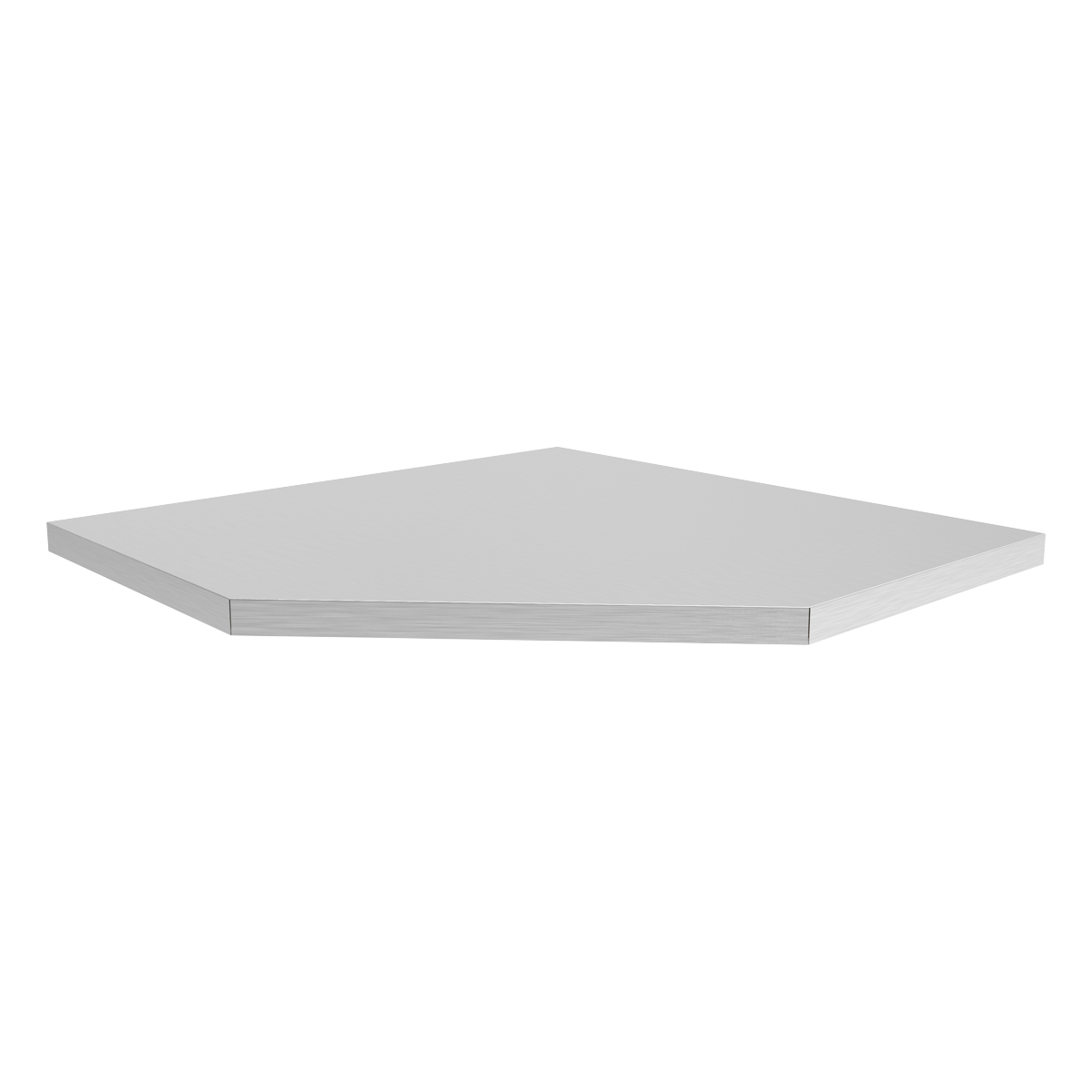 Superline Pro APMS30CSS Superline PRO® Black Edition Stainless Steel Worktop for Modular Corner Cabinet 860mm