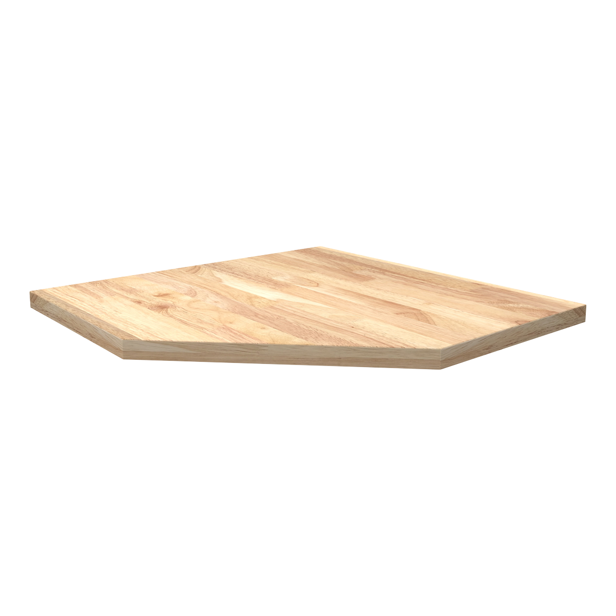 Superline Pro APMS30CW Superline PRO® Black Edition Pressed Wood Worktop for Modular Corner Cabinet 860mm