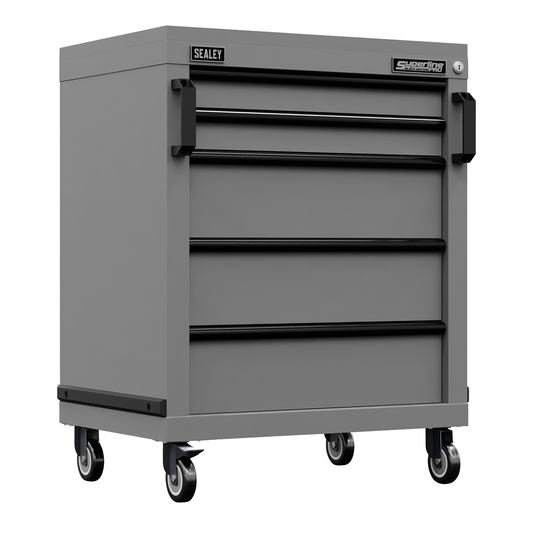 Superline Pro APMS34BE Superline PRO® Black Edition Modular Mobile Cabinet 5 Drawer 650mm