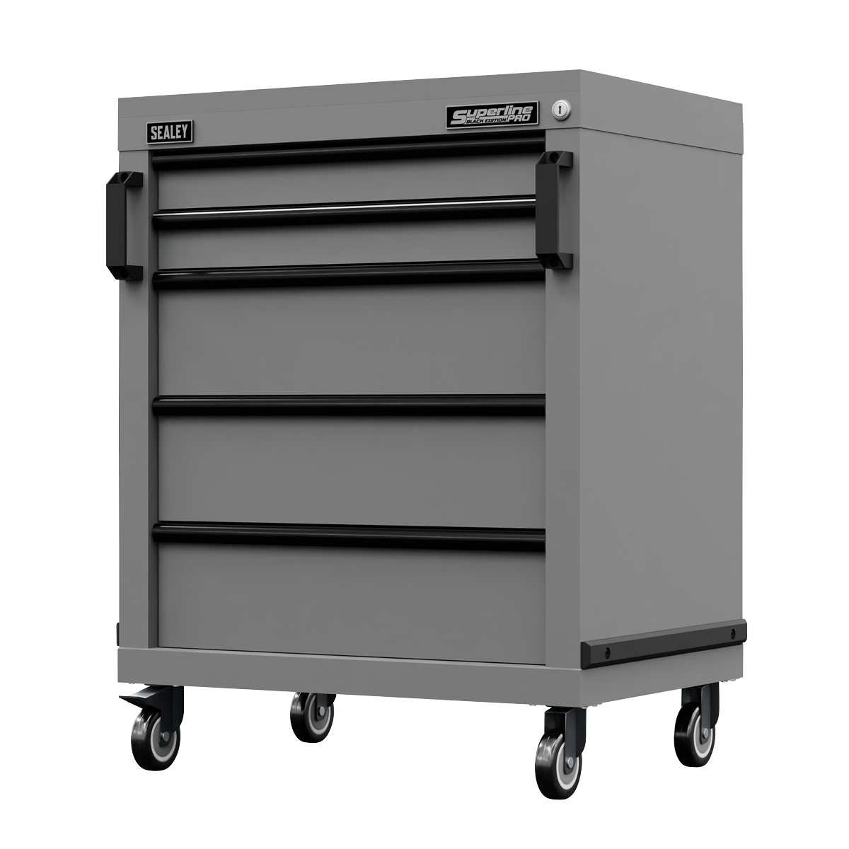 Superline Pro APMS34BE Superline PRO® Black Edition Modular Mobile Cabinet 5 Drawer 650mm