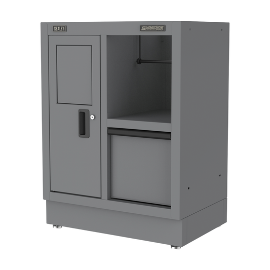 Superline Pro APMS36BE Superline PRO® Black Edition Modular Multifunction Cabinet with Drawer 680mm