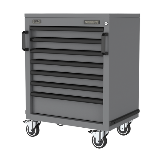 Superline Pro APMS37BE Superline PRO® Black Edition Modular Mobile Cabinet 7 Drawer 646mm