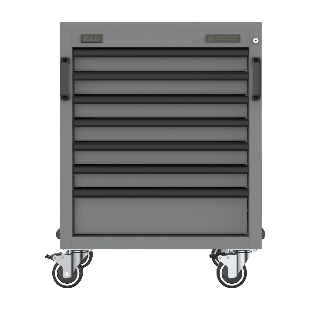 Superline Pro APMS37BE Superline PRO® Black Edition Modular Mobile Cabinet 7 Drawer 646mm