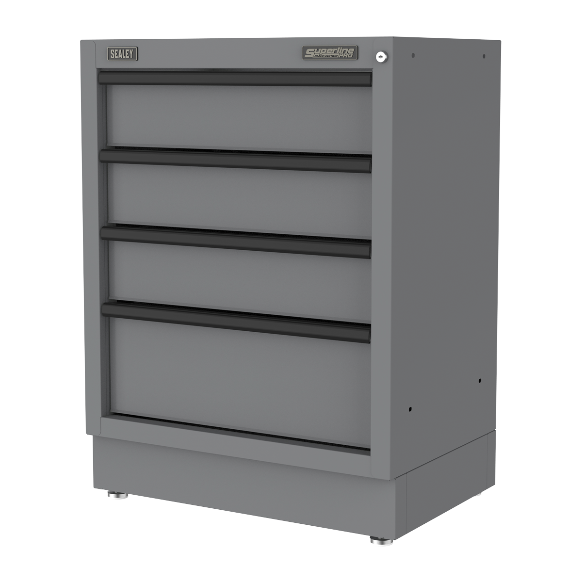 Superline Pro APMS38BE Superline PRO® Black Edition Modular Cabinet 4 Drawer 680mm