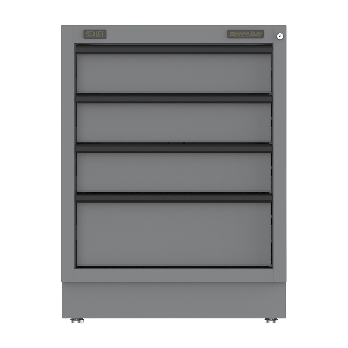 Superline Pro APMS38BE Superline PRO® Black Edition Modular Cabinet 4 Drawer 680mm