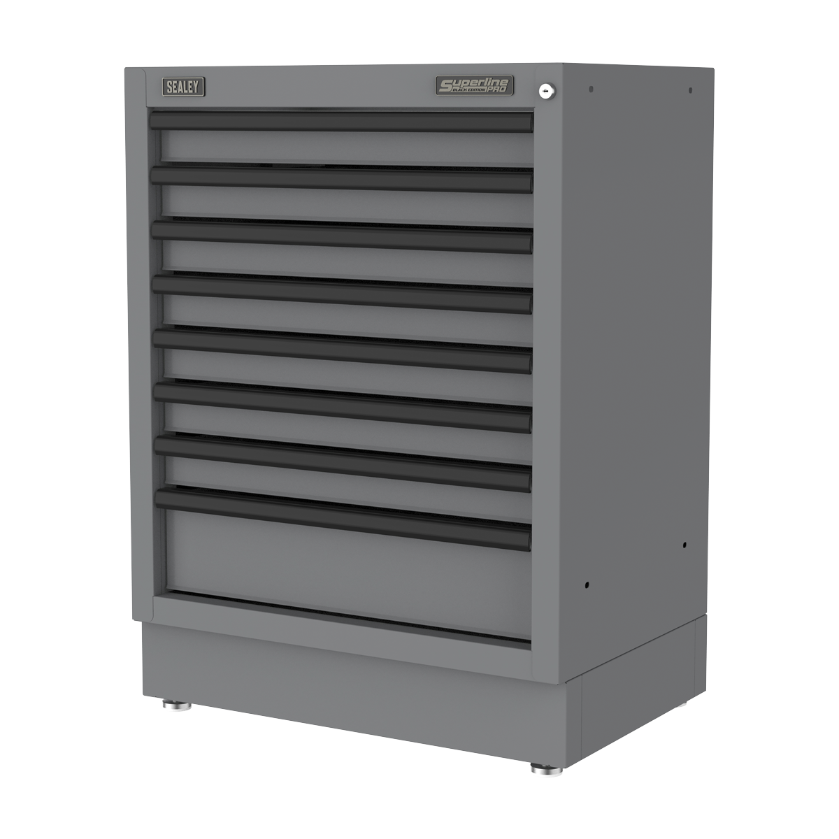 Superline Pro APMS39BE Superline PRO® Black Edition Modular Cabinet 8 Drawer 680mm