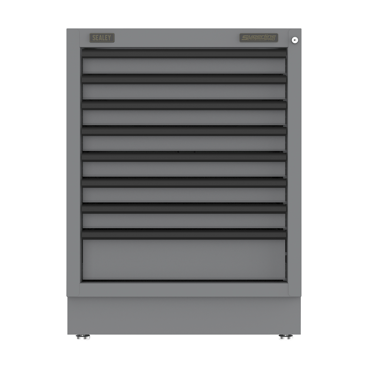 Superline Pro APMS39BE Superline PRO® Black Edition Modular Cabinet 8 Drawer 680mm
