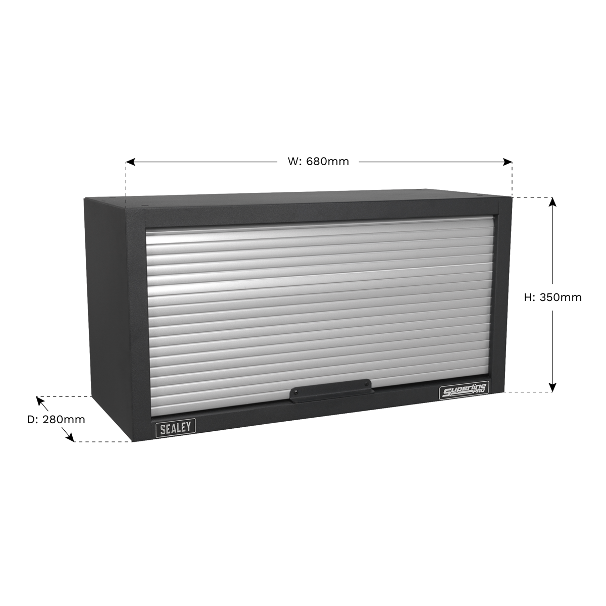 Superline Pro APMS54 Superline PRO® Modular Wall Cabinet Tambour Front 680mm
